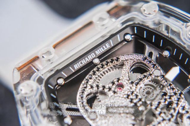 Richard Mille e理查徳米勒 RM052系列 最新鬼頭升級版 顱骨系列 原裝透明殼 理查徳米勒高端男士全自動機械腕表  hds1447